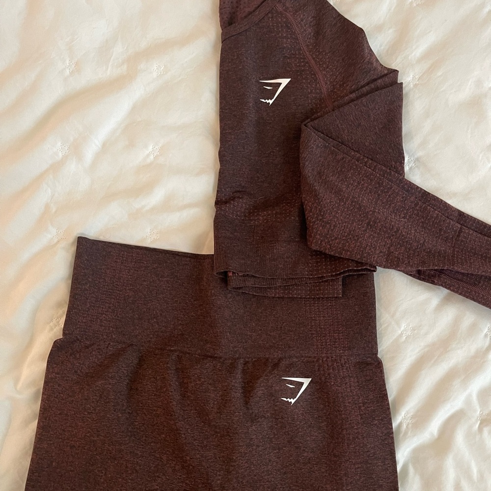 Chocolate brown vital seamless set